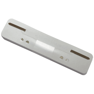 Q-Connect Heftstreifen Kunststoff kurz - Deckleiste aus Kunststoff wei von Q-Connect