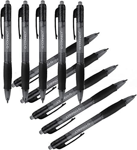 Q-Connect KF00267 Kugelschreiber, 0,7 mm, schwarz Q-Connect KF00267 Kugelschreiber, 0,7 mm, schwarz von Q-Connect