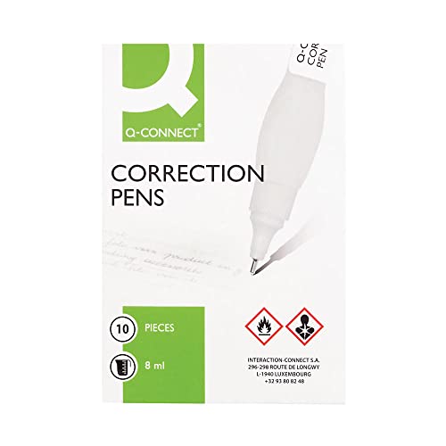 Q-Connect KF00271 Korrekturstift mit Metallspitze, 8 ml, 10 Stück Q-Connect KF00271 Korrekturstift mit Metallspitze, 8 ml, 10 Stück von Q-Connect