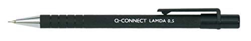 Q-Connect KF00675 Druckbleistift Lamda, 0,5 mm, ohne Härtegradkennzeichnung, schwarz von Q-Connect