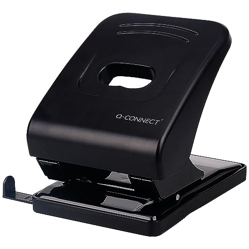 Q-Connect KF01236 Profi Locher, 40 Blatt schwarz von Q-Connect