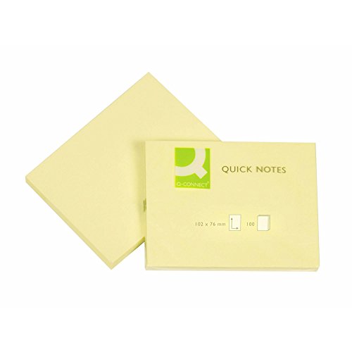 Q-Connect KF01410 Haftnotizen Haftnotizblock 76x102mm gelb Q-Connect KF01410 Haftnotizen Haftnotizblock 76x102mm gelb von Q-Connect