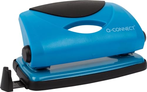 Q-Connect KF02153 Leichter Locher - 10 Blatt, blau von Q-Connect