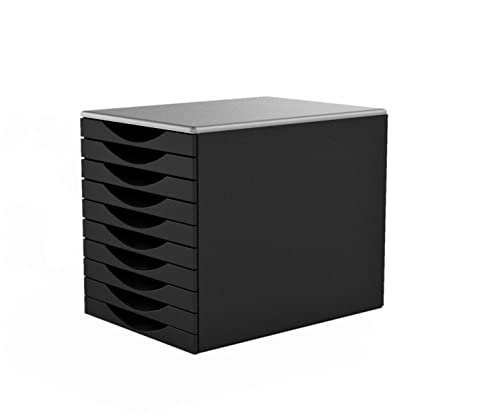 Q-Connect KF02254 Ablage mit 10 Schubladen, schwarz/grau Q-Connect KF02254 Ablage mit 10 Schubladen, schwarz/grau von Q-Connect