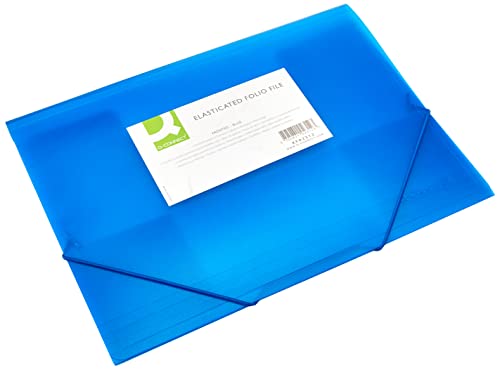 Q-Connect KF02312 Flügelmappen Gummizugmappe A4 translucent blau Q-Connect KF02312 Flügelmappen Gummizugmappe A4 translucent blau von Q-Connect