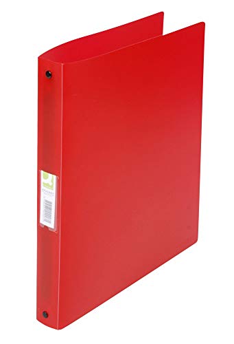 Q-Connect KF02907 Ringbuch - A4, 4-Ring, Dürchmesser 25 mm, rot/klar Q-Connect KF02907 Ringbuch - A4, 4-Ring, Dürchmesser 25 mm, rot/klar von Q-Connect
