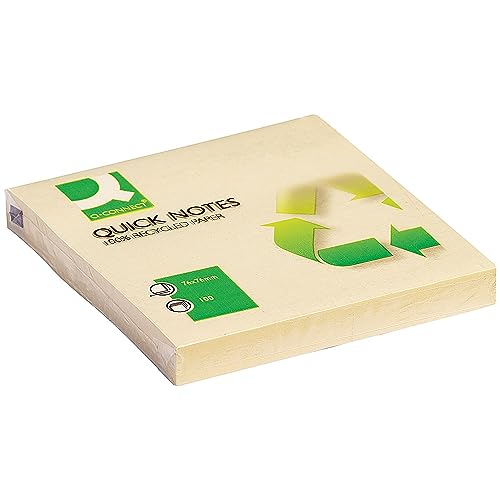 Q-Connect KF05609 Haftnotizen Haftnotizblock 76x76mm gelb Q-Connect KF05609 Haftnotizen Haftnotizblock 76x76mm gelb von Q-Connect