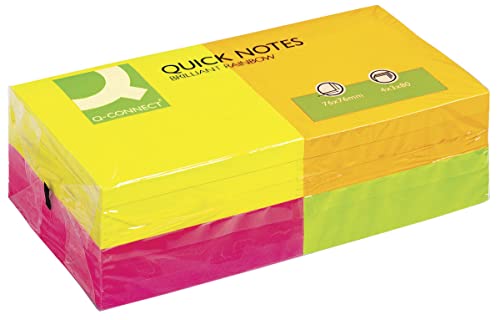 Q-Connect KF10508 Haftnotizen Quick Notes brilliantfarben Q-Connect KF10508 Haftnotizen Quick Notes brilliantfarben von Q-Connect