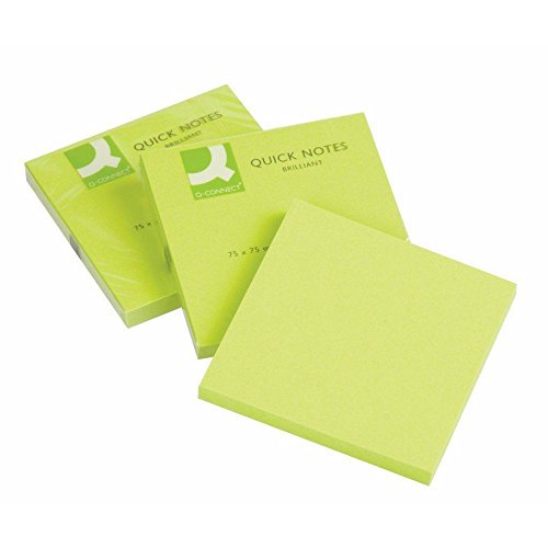 Q-Connect KF10515 Haftnotizen Haftnotizblock neon grün Q-Connect KF10515 Haftnotizen Haftnotizblock neon grün von Q-Connect