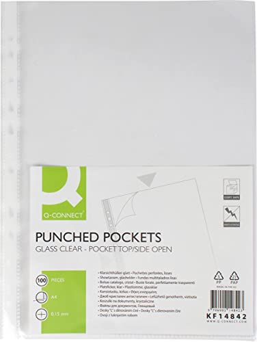 Q-Connect KF14842 Prospekthüllen, A4, 100 Stück glasklar, 0.15 mm Q-Connect KF14842 Prospekthüllen, A4, 100 Stück glasklar, 0.15 mm von Q-Connect
