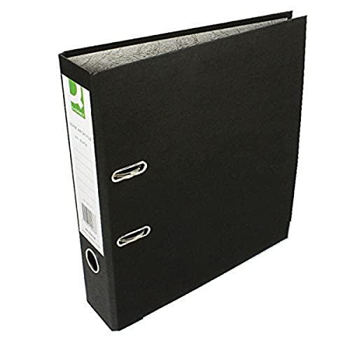 Q-Connect KF20038 Ordner A4, Pappkern mit Papierbezug, 10er pack, schwarz Q-Connect KF20038 Ordner A4, Pappkern mit Papierbezug, 10er pack, schwarz von Q-Connect