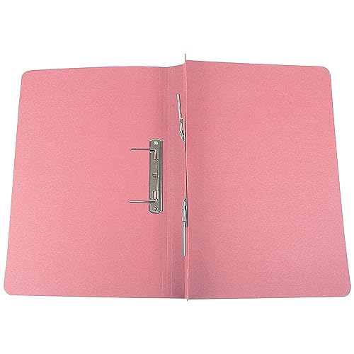 Q-Connect KF26058 Schnellhefter Folio-Format/A4 35 mm Kapazität rosa, 25-er Pack von Q-Connect