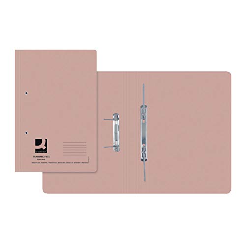 Q-Connect KF26062 Schnellhefter Folio-Format/A4 35 mm Kapazität braun, 25-er Pack von Q-Connect