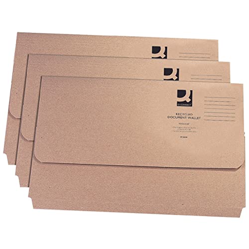 Q-Connect KF26090 Dokumentenmappe recyceltes Kraft-Papier Q-Connect KF26090 Dokumentenmappe recyceltes Kraft-Papier von Q-Connect