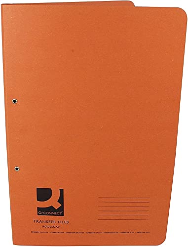 Q-Connect KF26097 Schnellhefter mit Tasche Folio-Format 38 mm Kapazität orange Q-Connect KF26097 Schnellhefter mit Tasche Folio-Format 38 mm Kapazität orange von Q-Connect
