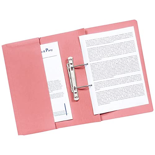 Q-Connect KF26098 Schnellhefter mit Tasche Folio-Format 38 mm Kapazität rosa Q-Connect KF26098 Schnellhefter mit Tasche Folio-Format 38 mm Kapazität rosa von Q-Connect