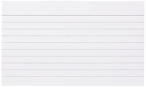 Q-Connect Karteikarten, liniert, 127 x 76 mm, Weiß, 100 Stück Q-Connect Karteikarten, liniert, 127 x 76 mm, Weiß, 100 Stück von Q-Connect