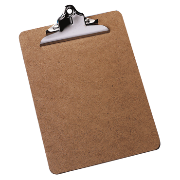 Q-Connect Klemmbrett - A4 hoch Holz braun. von Q-Connect