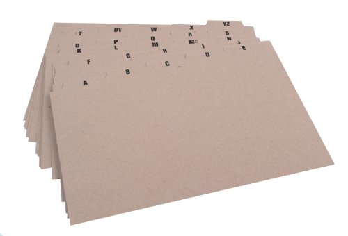 Q-Connect Leitkarte 203 x 127 mm, A-Z, 25 Stück Q-Connect Leitkarte 203 x 127 mm, A-Z, 25 Stück von Q-Connect