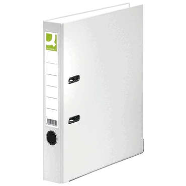 Q-Connect Ordner PP - A4 50 mm weiß. von Q-Connect