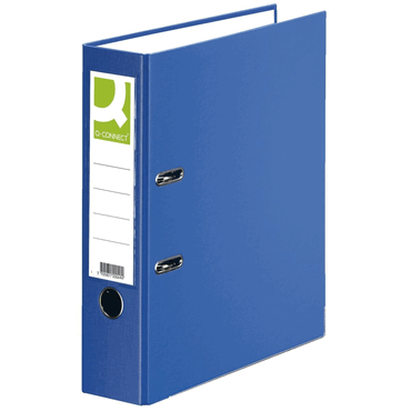 Q-Connect Ordner PP - A4 80 mm blau. von Q-Connect