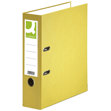 Q-Connect Ordner PP - A4 80 mm gelb. von Q-Connect