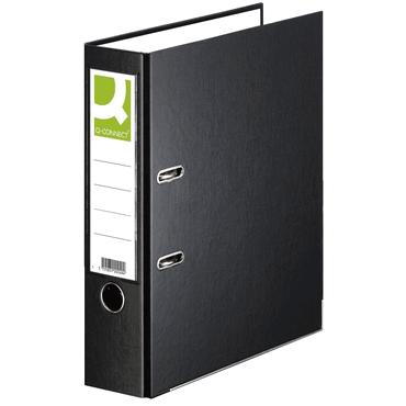 Q-Connect Ordner PP - A4 80 mm schwarz. von Q-Connect