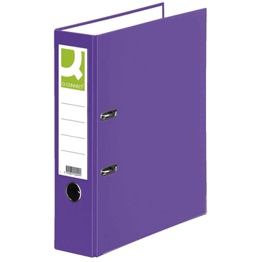 Q-Connect Ordner PP - A4 80 mm violett. von Q-Connect