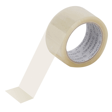 Q-Connect Packband 50 mm x 66 m transparent 6er Pack. von Q-Connect