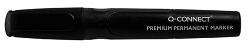 Q-Connect Permanent marker/wasserfest/schnell-trocknend - wischfest/Rundspitze 2-3 mm/für Karton, Kunststoff, Holz, Metall, Glas, Stein, Leinwand/Farbe: Schwarz Q-Connect Permanent marker/wasserfest/schnell-trocknend - wischfest/Rundspitze 2-3 mm/für Karton, Kunststoff, Holz, Metall, Glas, Stein, Leinwand/Farbe: Schwarz von Q-Connect