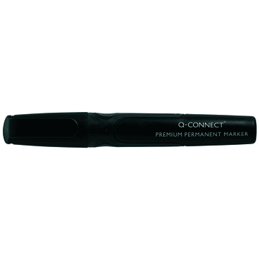 Q-Connect Permanentmarker Premium - ca. 3 mm schwarz von Q-Connect