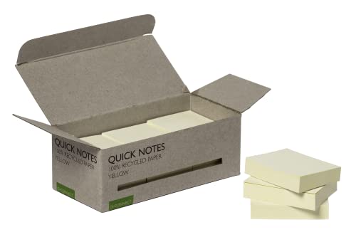 Q-Connect Recycling-Notizen, 38 x 51 mm, Gelb, 12 Stück KF17323 Q-Connect Recycling-Notizen, 38 x 51 mm, Gelb, 12 Stück KF17323 von Q-Connect