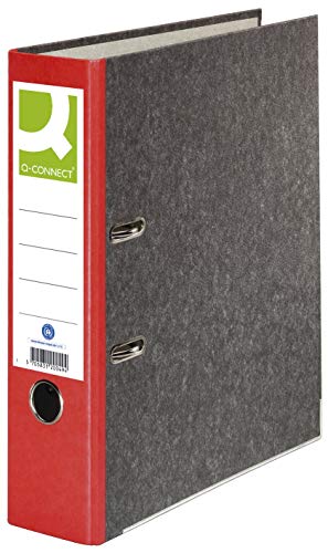 Q-Connect Wolkenmarmor-Ordner - A4, 80 mm, rot KF18715 Q-Connect Wolkenmarmor-Ordner - A4, 80 mm, rot KF18715 von Q-Connect