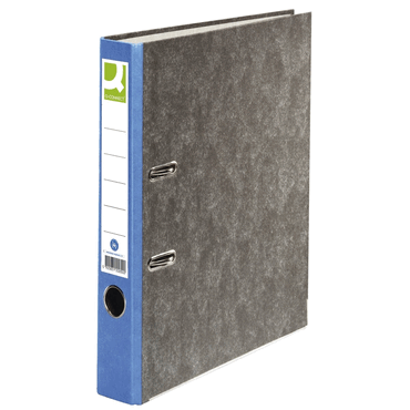 Q-Connect Wolkenmarmor-Ordner - A4 50 mm blau. von Q-Connect