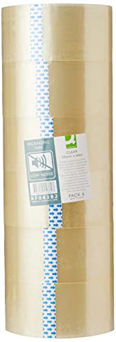 Q-Connect kf04382 Low Noise Verpackung Klebeband, transparent von Q-Connect