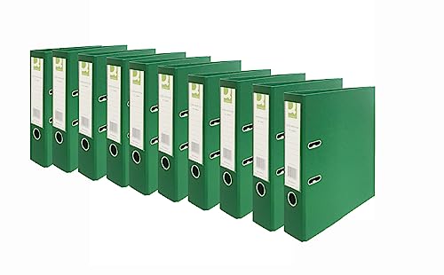 Q-Connect kf20022 Aktenordner A4 Polypropylen 10-er Pack, Grün Q-Connect kf20022 Aktenordner A4 Polypropylen 10-er Pack, Grün von Q-Connect