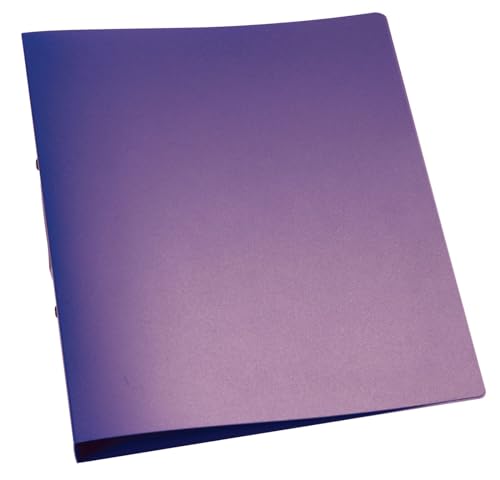 Ringbücher transparent A4 violett von Q-Connect