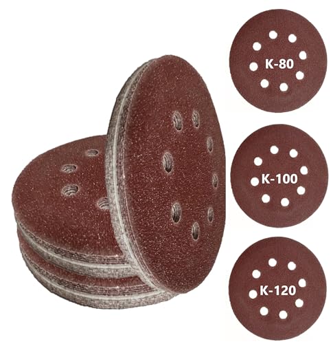 Schleifpapier 125mm Klett | 30 Stück | 10x Korn 80,100,120 | Schleifscheiben 125mm Klett | Excenter Schleifpapier 125mm | Schleifpads 125mm Klett | Profi Schleifpapier Schleifpapier 125mm Klett | 30 Stück | 10x Korn 80,100,120 | Schleifscheiben 125mm Klett | Excenter Schleifpapier 125mm | Schleifpads 125mm Klett | Profi Schleifpapier von Q Tools