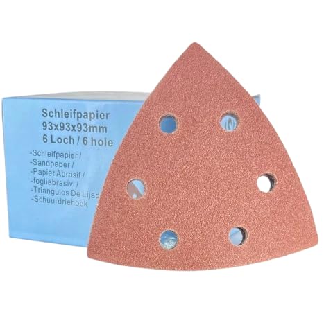 Schleifpapier Dreieckschleifer | 60 Stück | Mix je 20x Korn 40,60,80 | Schleifpapier Klett | Deltaschleifer Schleifpapier | Schleifpapier für Dreieckschleifer | Schleifdreiecke 93x93x93 | Schleifpapier Dreieckschleifer | 60 Stück | Mix je 20x Korn 40,60,80 | Schleifpapier Klett | Deltaschleifer Schleifpapier | Schleifpapier für Dreieckschleifer | Schleifdreiecke 93x93x93 | von Q Tools