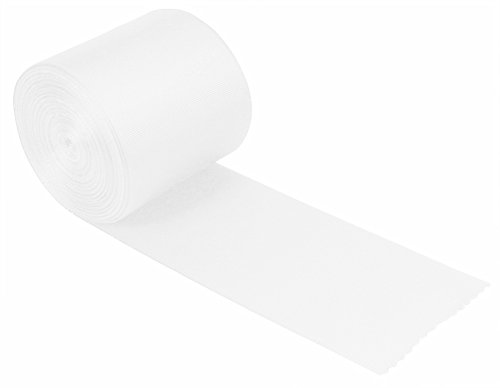 Ripsband für Haarschleifen, Geschenkverpackung, Blumendesign, Haarspange, Nähen, Hochzeit, Brautstrauß, Dekoration, 5,7 cm - 7,6 cm, Ripsband, Weiß, 5,7 cm - 7,6 cm Ripsband für Haarschleifen, Geschenkverpackung, Blumendesign, Haarspange, Nähen, Hochzeit, Brautstrauß, Dekoration, 5,7 cm - 7,6 cm, Ripsband, Weiß, 5,7 cm - 7,6 cm von Q-YO
