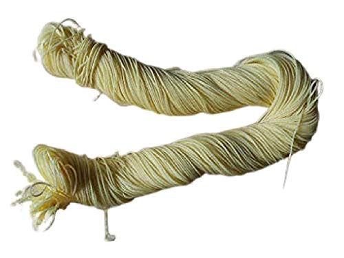 Q1 Beads Gedrehtes Nylonseil zum Trocknen von Kleidung, Makramee aus Nylon für Perlenstickerei und Handwerk, Perlenschnur oder Knotenschnur, Nylon und Mehrzweck, 250 m, cremefarben, 250 m Q1 Beads Gedrehtes Nylonseil zum Trocknen von Kleidung, Makramee aus Nylon für Perlenstickerei und Handwerk, Perlenschnur oder Knotenschnur, Nylon und Mehrzweck, 250 m, cremefarben, 250 m von Q1 Beads