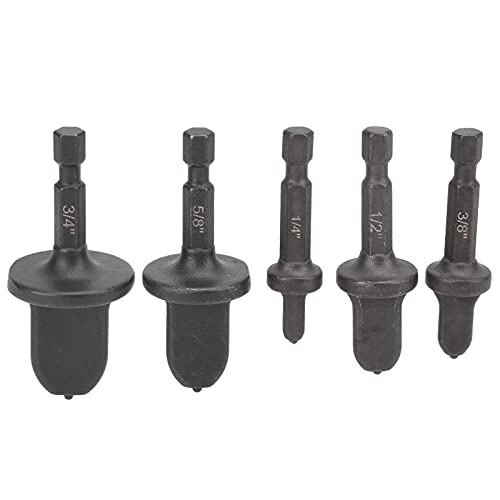 QANYEGN 5pcs Schwankungswerkzeugbohrmaschine Bit Set, Röhrchen -Expander Hex Griff Imperial Träger, Lagerung Stahlklimaanlagen Kupferrohrverlängerungstool tragen von QANYEGN