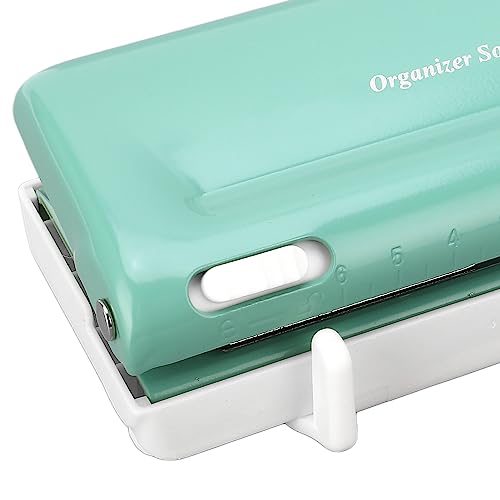 QANYEGN Einstellbar 6 Lochpapier Puncher, Metall 6 Ringe Puncher, Punch mit Positionierungssäulen und Lineal für A4 A5 B5 A6 A7 Green QANYEGN Einstellbar 6 Lochpapier Puncher, Metall 6 Ringe Puncher, Punch mit Positionierungssäulen und Lineal für A4 A5 B5 A6 A7 Green von QANYEGN