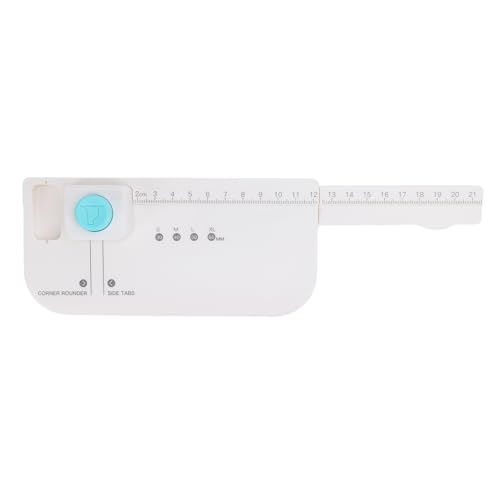 QANYEGN Tab Puncher, Frame Craft Punch Cutter, 4 Größen Etiketten Papierhandwerk für Tabs, Etiketten, Ordner, Planer -Trenner und mehr von QANYEGN