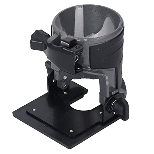 QANYEGN Trimming Machine Fixed Base, Adjustable Angle Woodworking Trimmer Router Aluminum Alloy Base, Aluminum Alloy Woodworking Accessories for Woodworking von QANYEGN