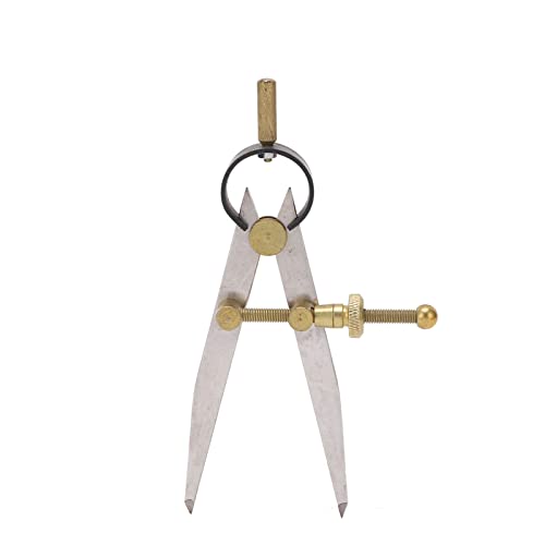QANYEGN Verstellbarer Abteiler mit abschließbarem Stahl, Lederteiler, verstellbares abschließbares Lederstufer für Lederhandwerk (150 mm) von QANYEGN