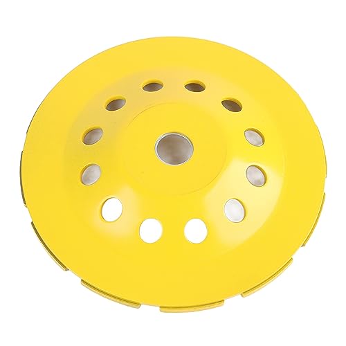 Qanyegn Diamond Schneidklinge, Doppelreihe Schleibscheibe Ziegel Beton Schnitt für Winkelschleife zum Schleifenbeton, Zement (180mm) von QANYEGN