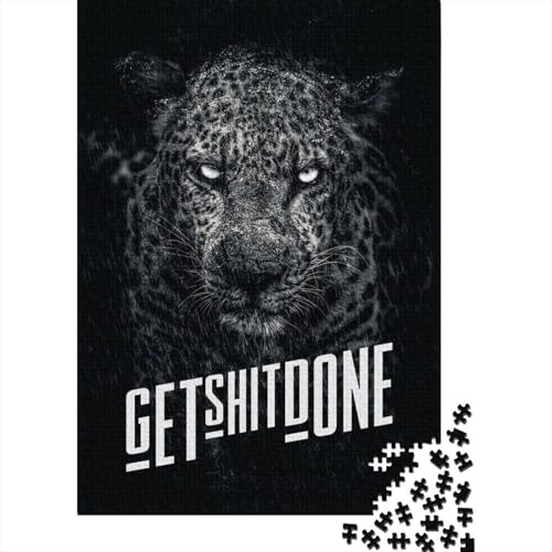 1000 Teile "Get Shit Done" Puzzle für Erwachsene, Halloween-Geschenkpapier für Teenager, einzigartige Geschenke für Zuhause und Geschenke 1000 Teile (38 x 26 cm) von QASEYIPV