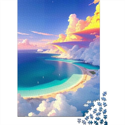 1000-teiliges Puzzle für Erwachsene, Halloween-Geschenkpapier für Teenager, einzigartige Dekorationen und Geschenke, 1000 Teile (38 x 26 cm) von QASEYIPV