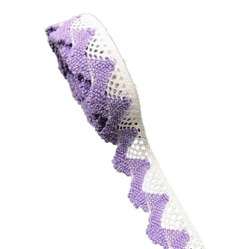 Spitzenband 10 Yards Bekleidung Nähen Stoff Elfenbein Creme Schwarz Trim Baumwolle gehäkelte Spitze Stoff Band handgemachte Accessoires für Handwerk Hochzeit(10) von QAUUCP